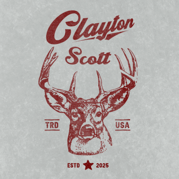 BUCK Snow Washed Oversized Cotton T-Shirt