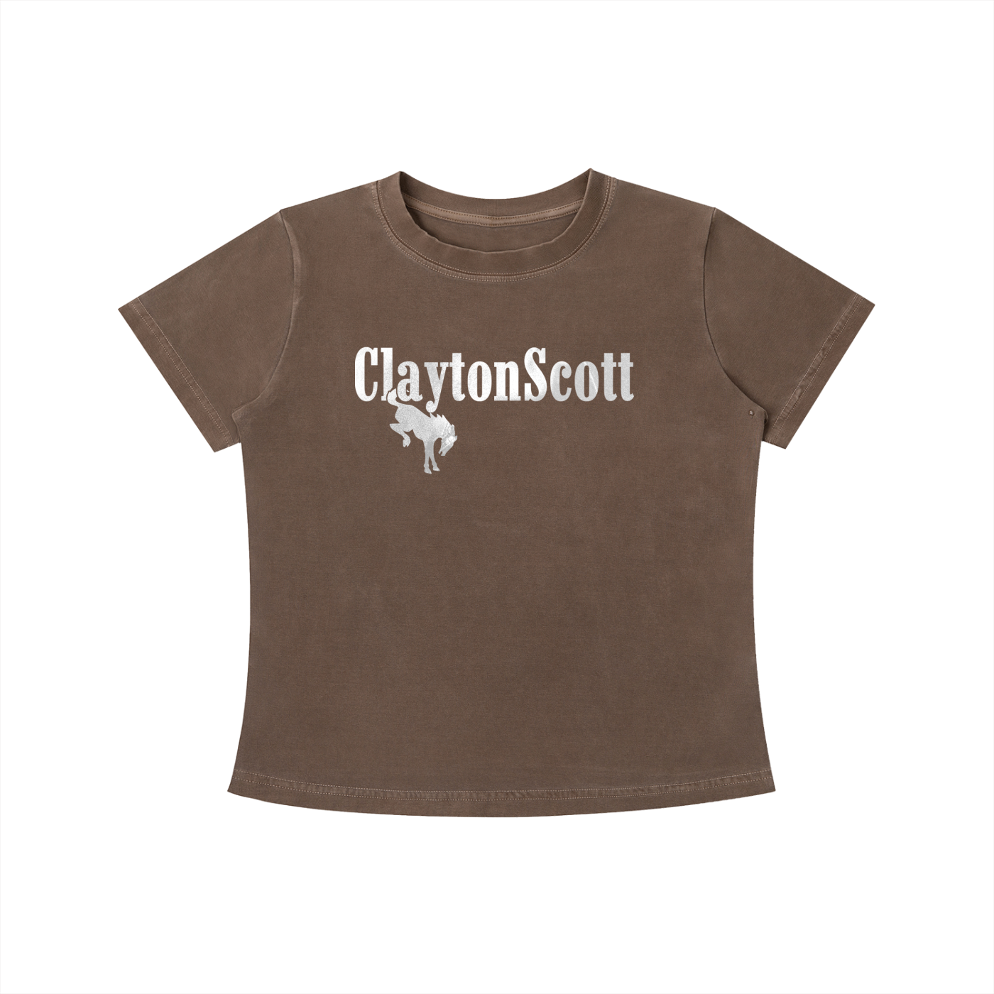 STAPLE WOMEN'S Vintage Wash Slim Fit T-shirt